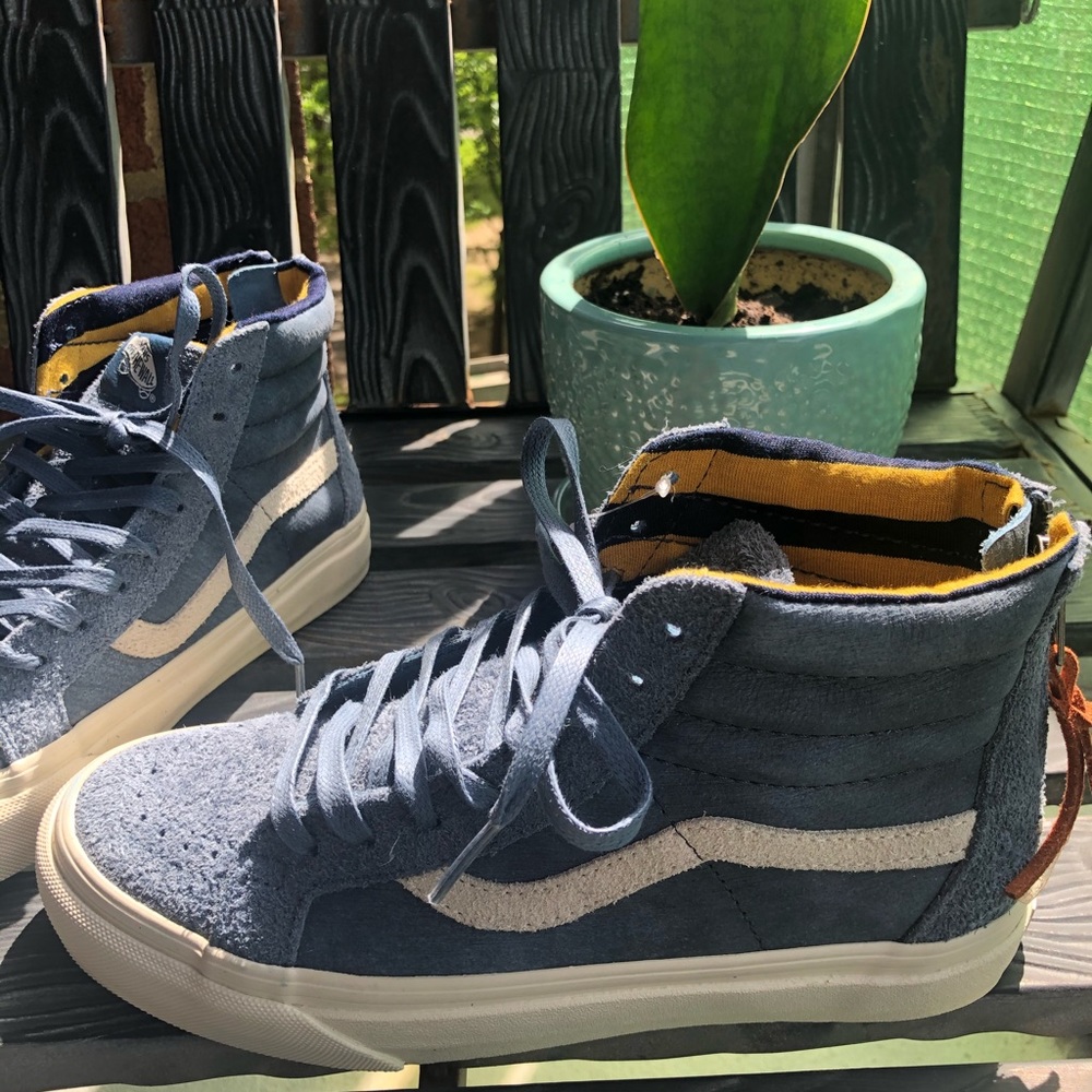 Denim Blue Suede Vans